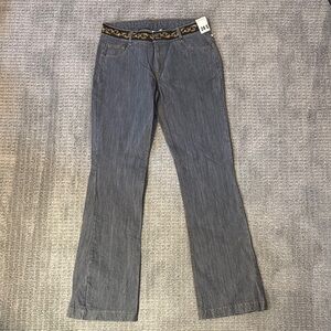 Equine Couture Gray Denim Jeans